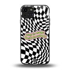 trippy high life back phone cover | glass case for iphone 15