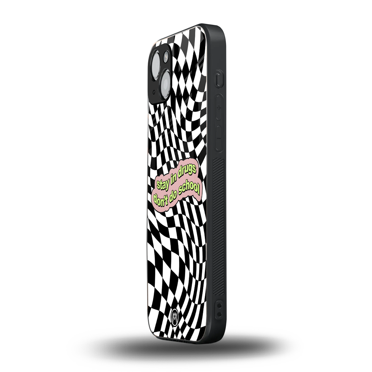 trippy high life back phone cover | glass case for iphone 15