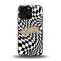 trippy high life back phone cover | glass case for iphone 16 pro