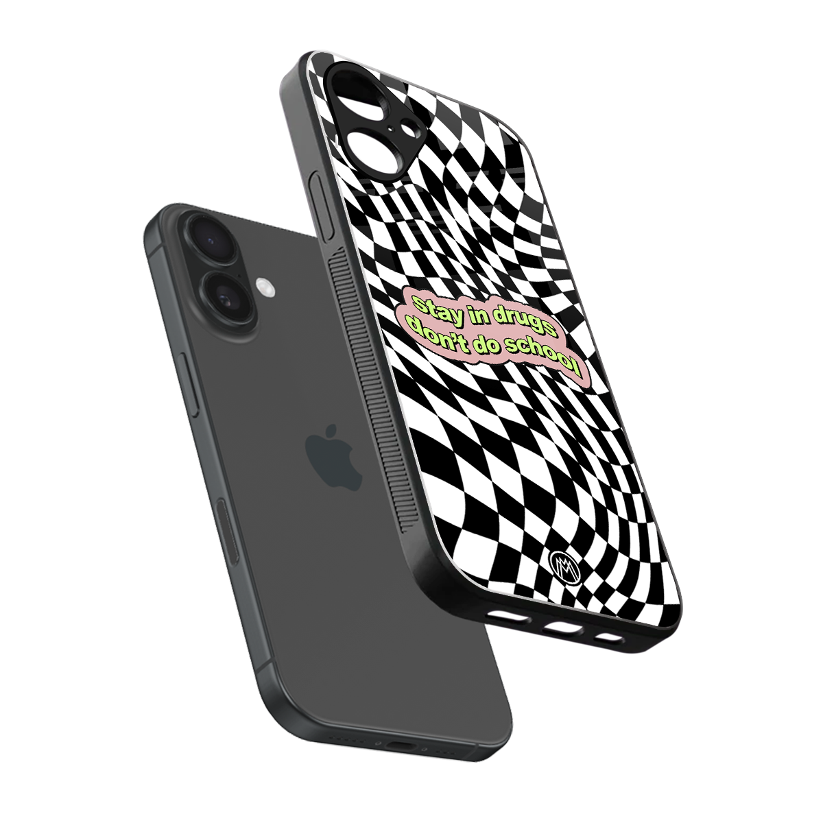 trippy high life back phone cover | glass case for iphone 16
