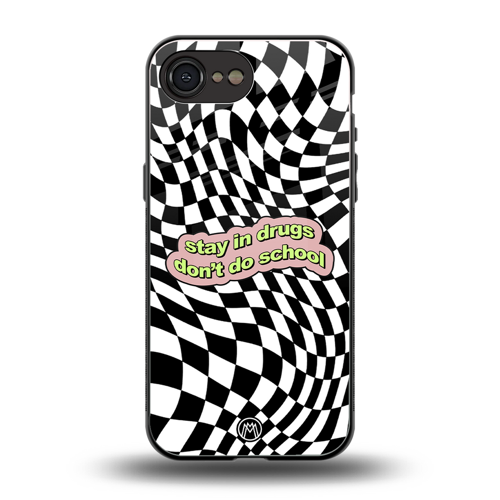 trippy high life back phone cover | glass case for iphone 16e