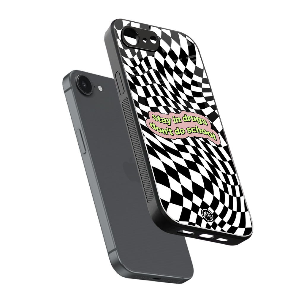 trippy high life back phone cover | glass case for iphone 16e