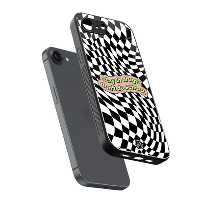 trippy high life back phone cover | glass case for iphone 16e
