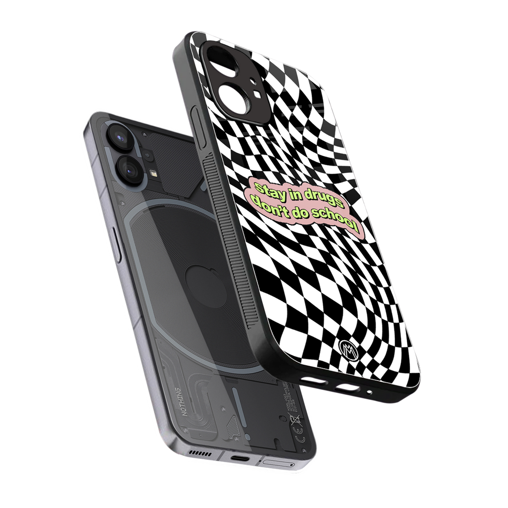 trippy high life back phone cover | glass case for nothing phone 1
