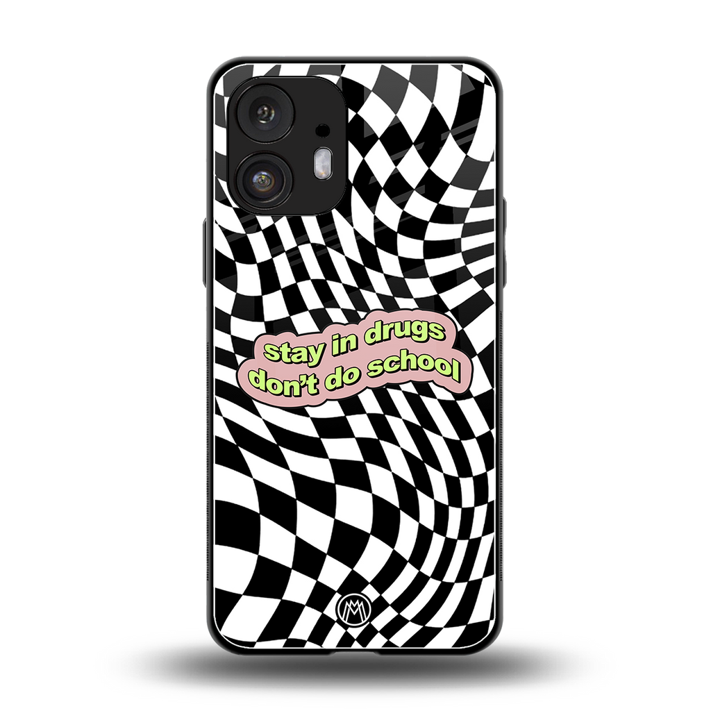trippy high life back phone cover | glass case for nothing phone 2