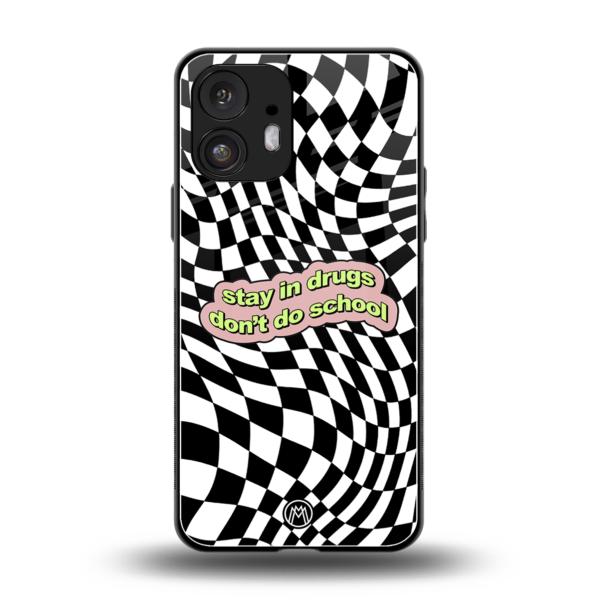 trippy high life back phone cover | glass case for nothing phone 2