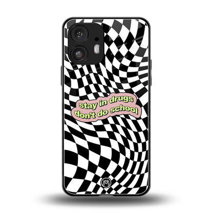 trippy high life back phone cover | glass case for nothing phone 2