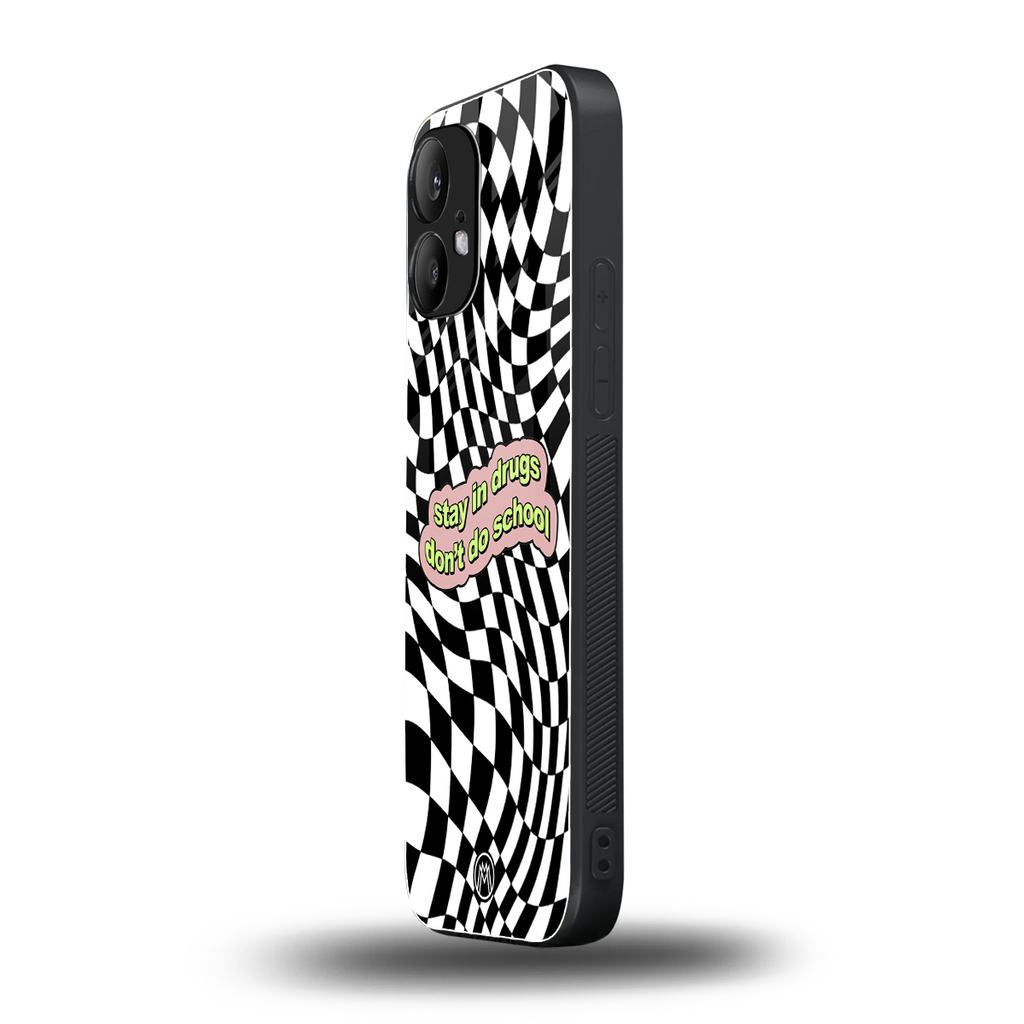 trippy high life back phone cover | glass case for nothing phone 2