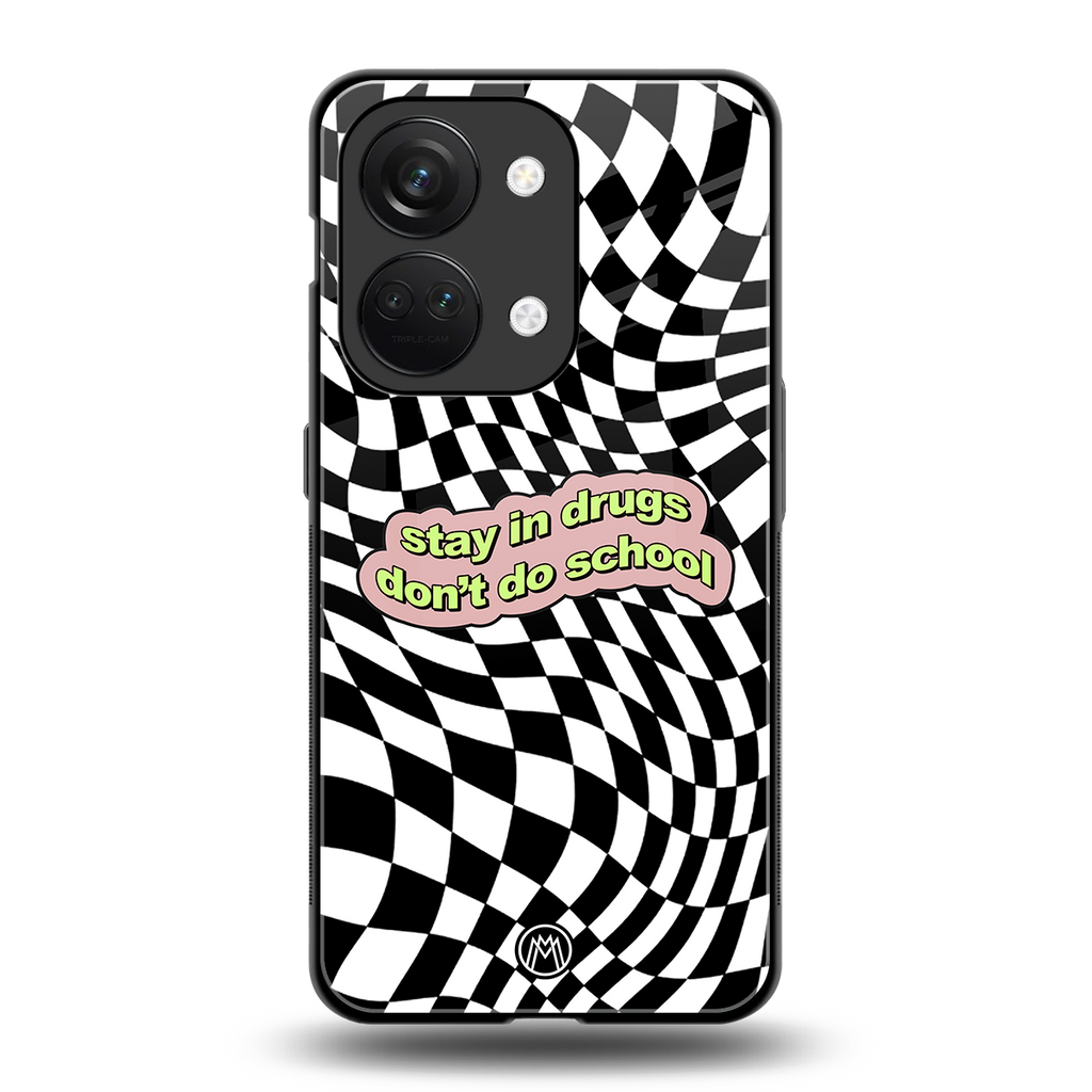 trippy high life back phone cover | glass case for oneplus nord 3