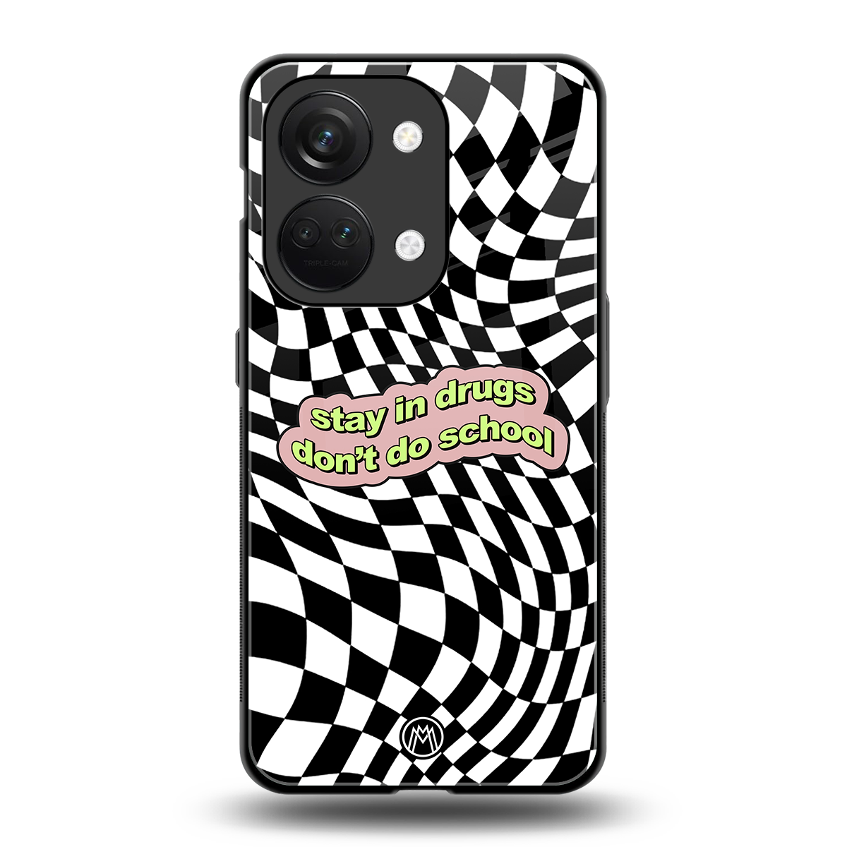 trippy high life back phone cover | glass case for oneplus nord 3