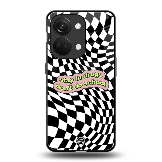 trippy high life back phone cover | glass case for oneplus nord 3