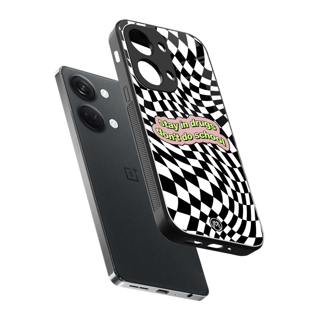 trippy high life back phone cover | glass case for oneplus nord 3