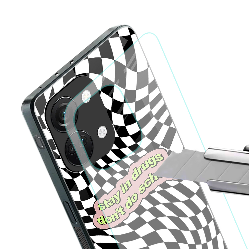 trippy high life back phone cover | glass case for oneplus nord 3
