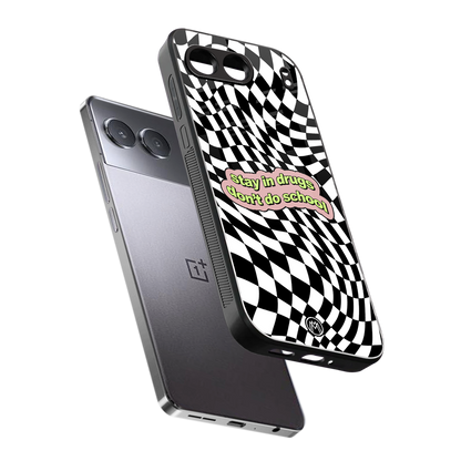 trippy high life back phone cover | glass case for oneplus nord 4