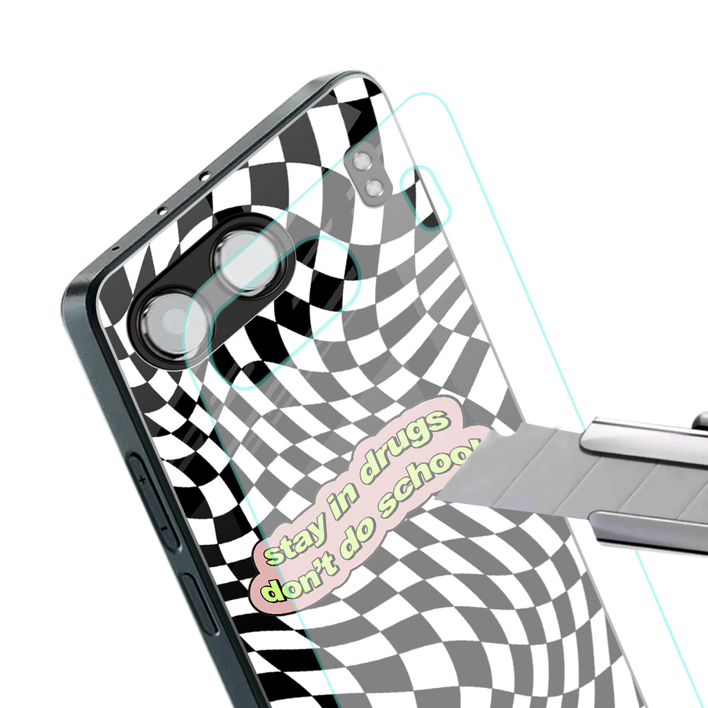 trippy high life back phone cover | glass case for oneplus nord 4