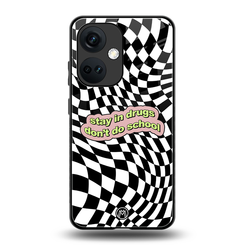 trippy high life back phone cover | glass case for oneplus nord ce 3