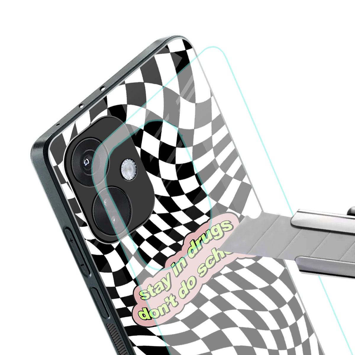 trippy high life back phone cover | glass case for oneplus nord ce 3