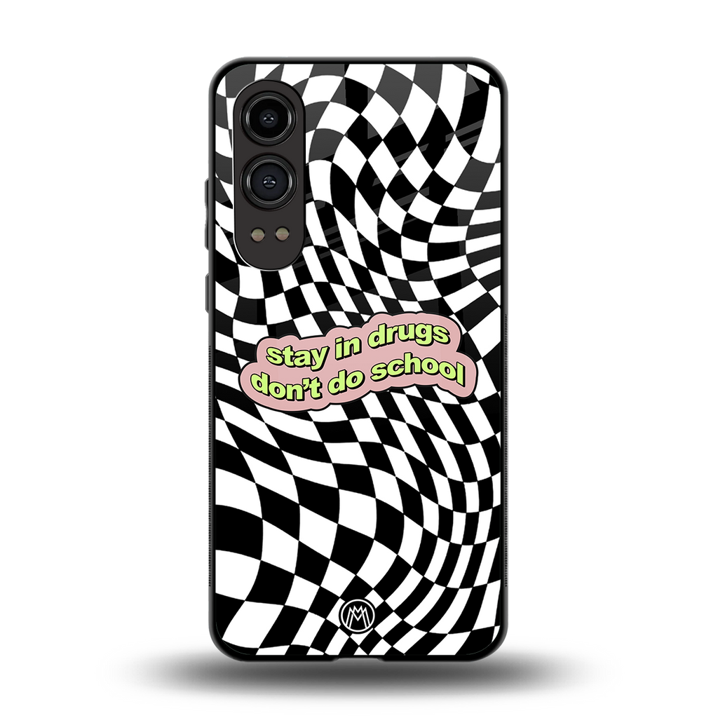 trippy high life back phone cover | glass case for oneplus nord ce 4 lite