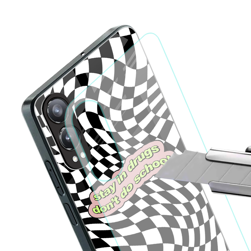 trippy high life back phone cover | glass case for oneplus nord ce 4 lite