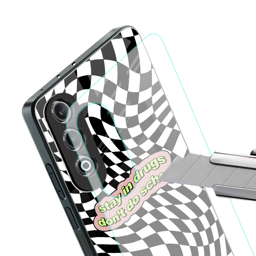 trippy high life back phone cover | glass case for oneplus nord ce 4