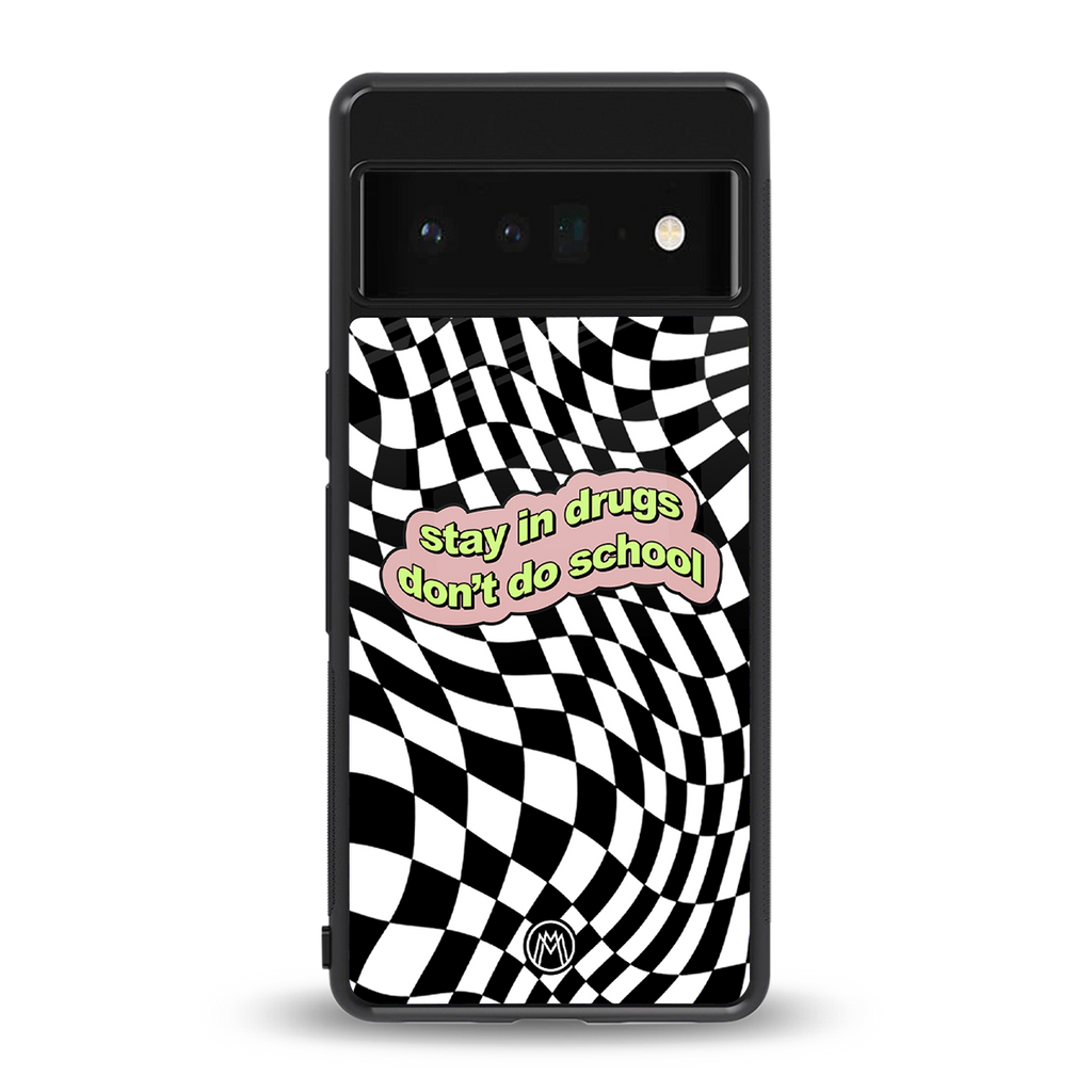 trippy high life back phone cover | glass case for google pixel 6 pro