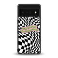 trippy high life back phone cover | glass case for google pixel 6 pro