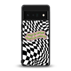 trippy high life back phone cover | glass case for google pixel 6 pro