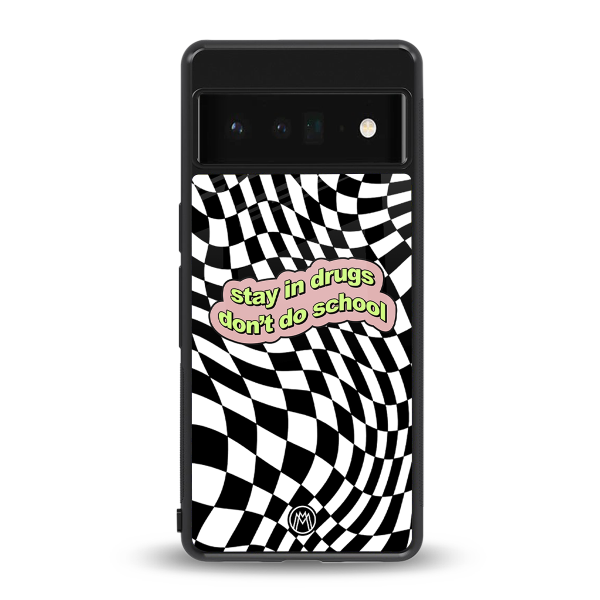 trippy high life back phone cover | glass case for google pixel 6 pro