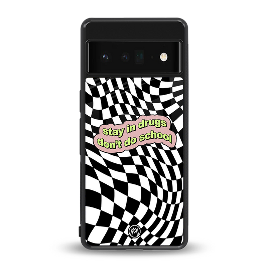 trippy high life back phone cover | glass case for google pixel 6 pro