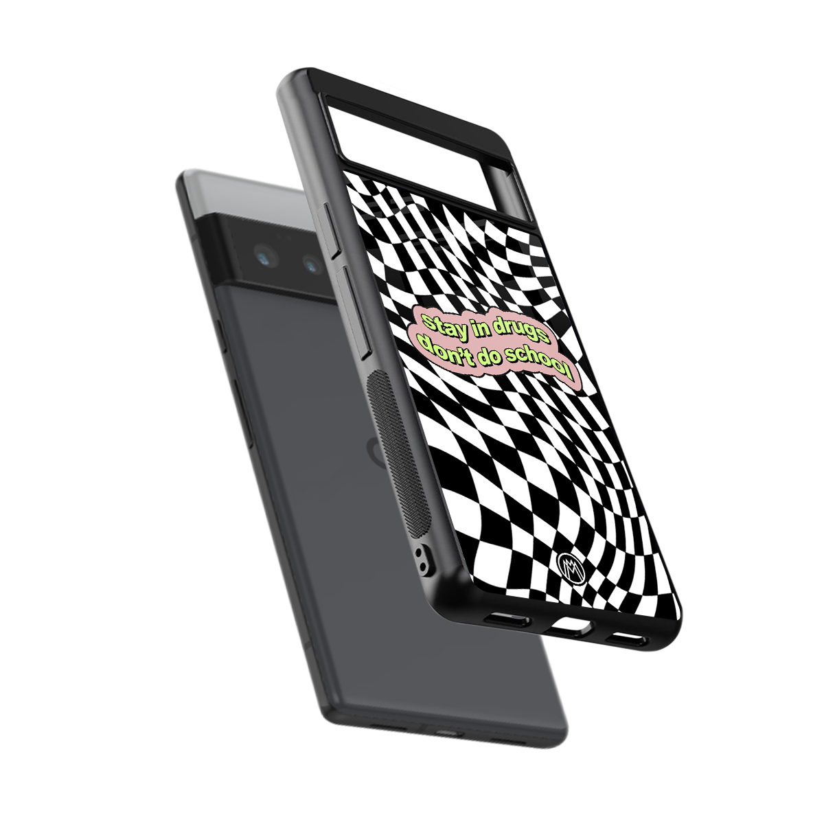 trippy high life back phone cover | glass case for google pixel 6 pro