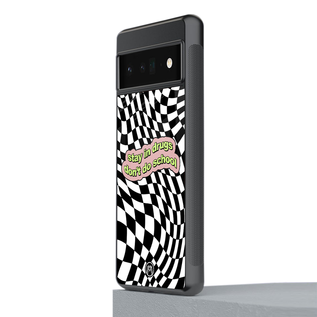 trippy high life back phone cover | glass case for google pixel 6 pro
