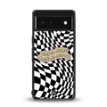 trippy high life back phone cover | glass case for google pixel 6