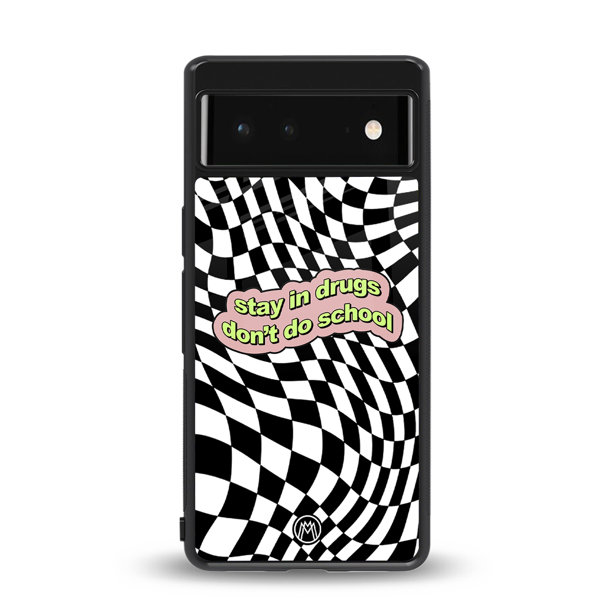 trippy high life back phone cover | glass case for google pixel 6