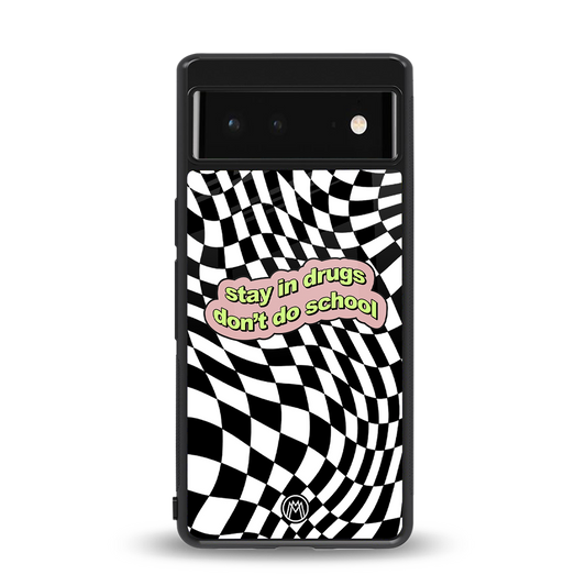 trippy high life back phone cover | glass case for Google Pixel 6A