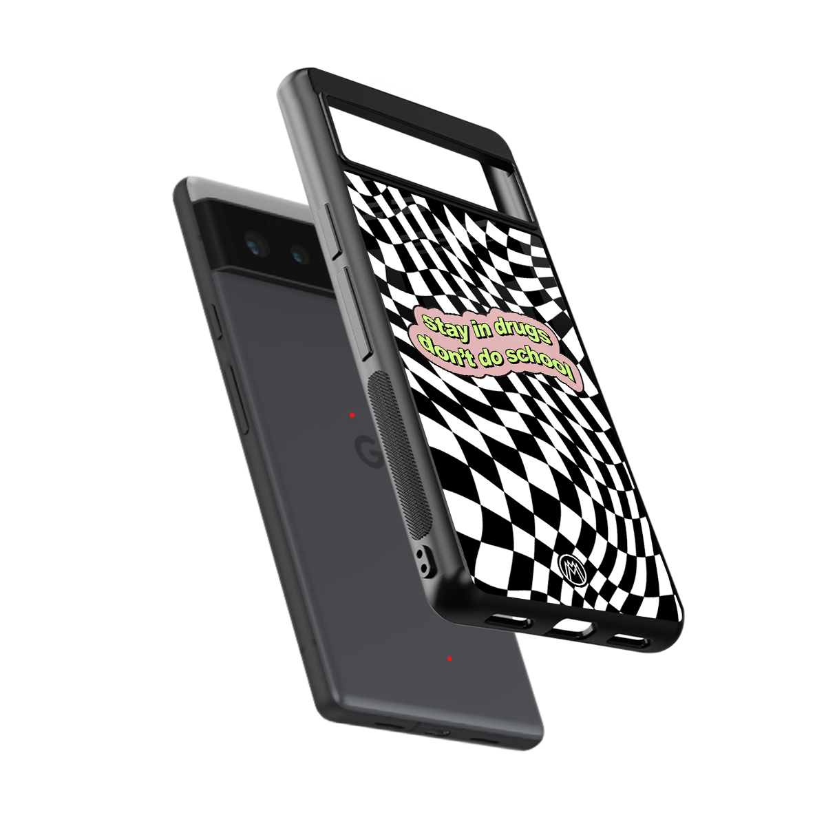 trippy high life back phone cover | glass case for google pixel 6