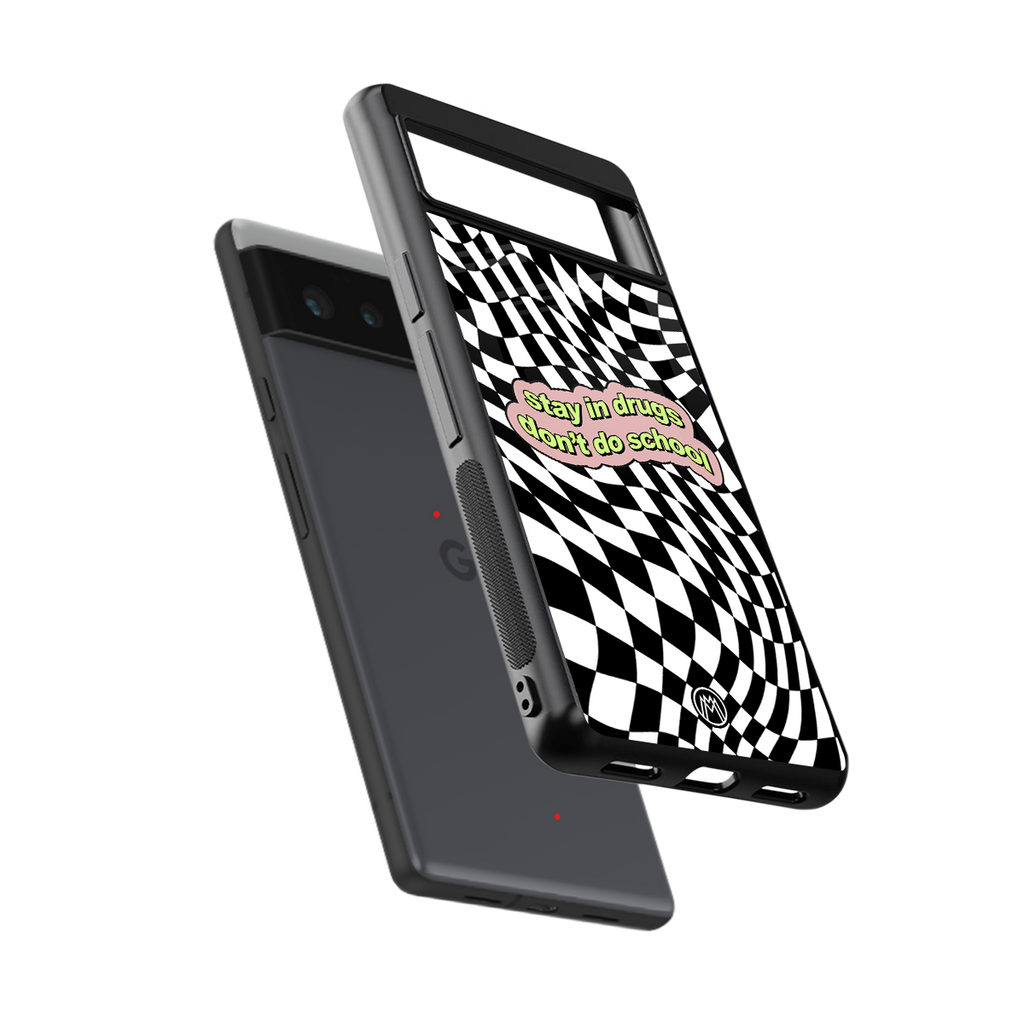 trippy high life back phone cover | glass case for Google Pixel 6A