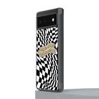 trippy high life back phone cover | glass case for google pixel 6