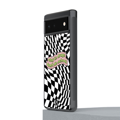 trippy high life back phone cover | glass case for Google Pixel 6A