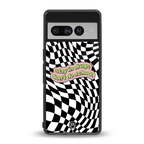 trippy high life back phone cover | glass case for google pixel 7 pro