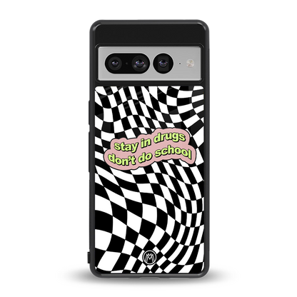 trippy high life back phone cover | glass case for google pixel 7 pro