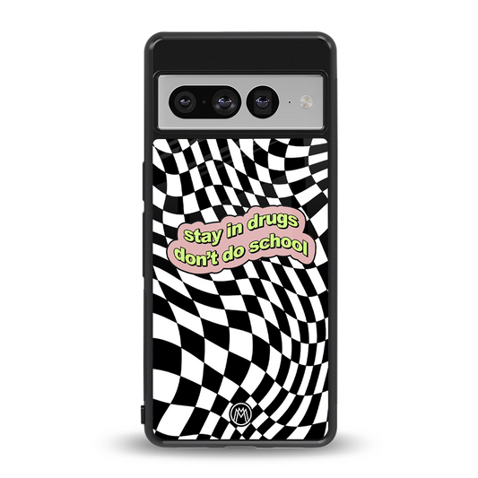 trippy high life back phone cover | glass case for google pixel 7 pro