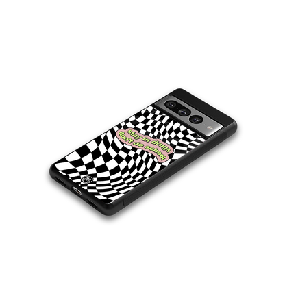 trippy high life back phone cover | glass case for google pixel 7 pro