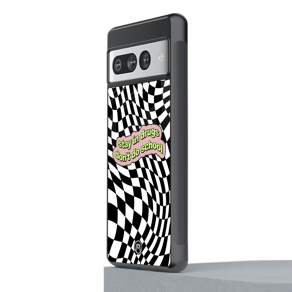 trippy high life back phone cover | glass case for google pixel 7 pro