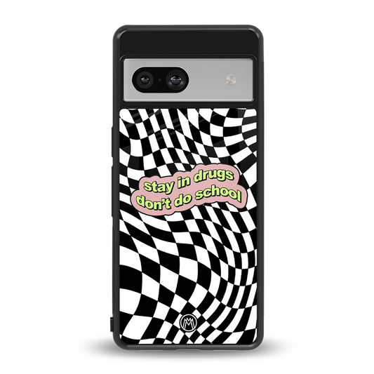 trippy high life back phone cover | glass case for Google Pixel 7A