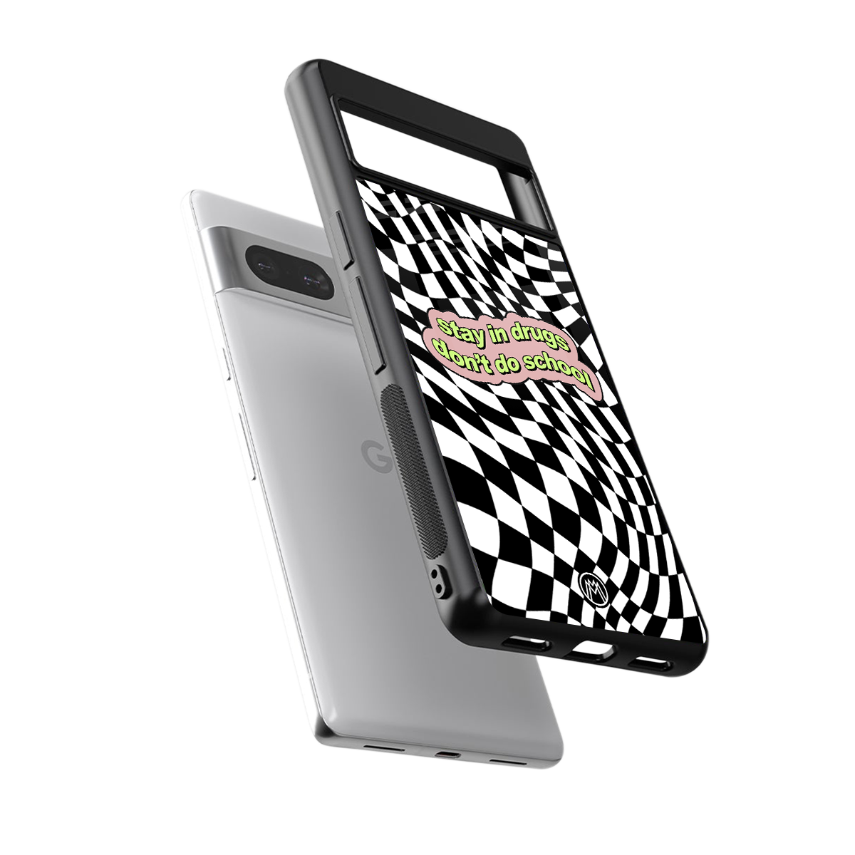 trippy high life back phone cover | glass case for Google Pixel 7A