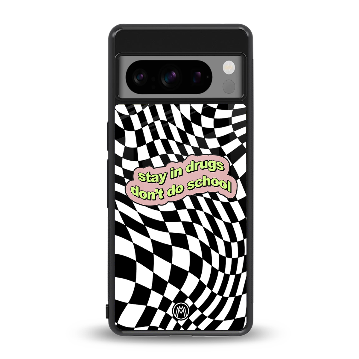 trippy high life back phone cover | glass case for google pixel 8 pro