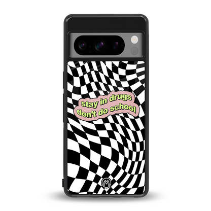 trippy high life back phone cover | glass case for google pixel 8 pro