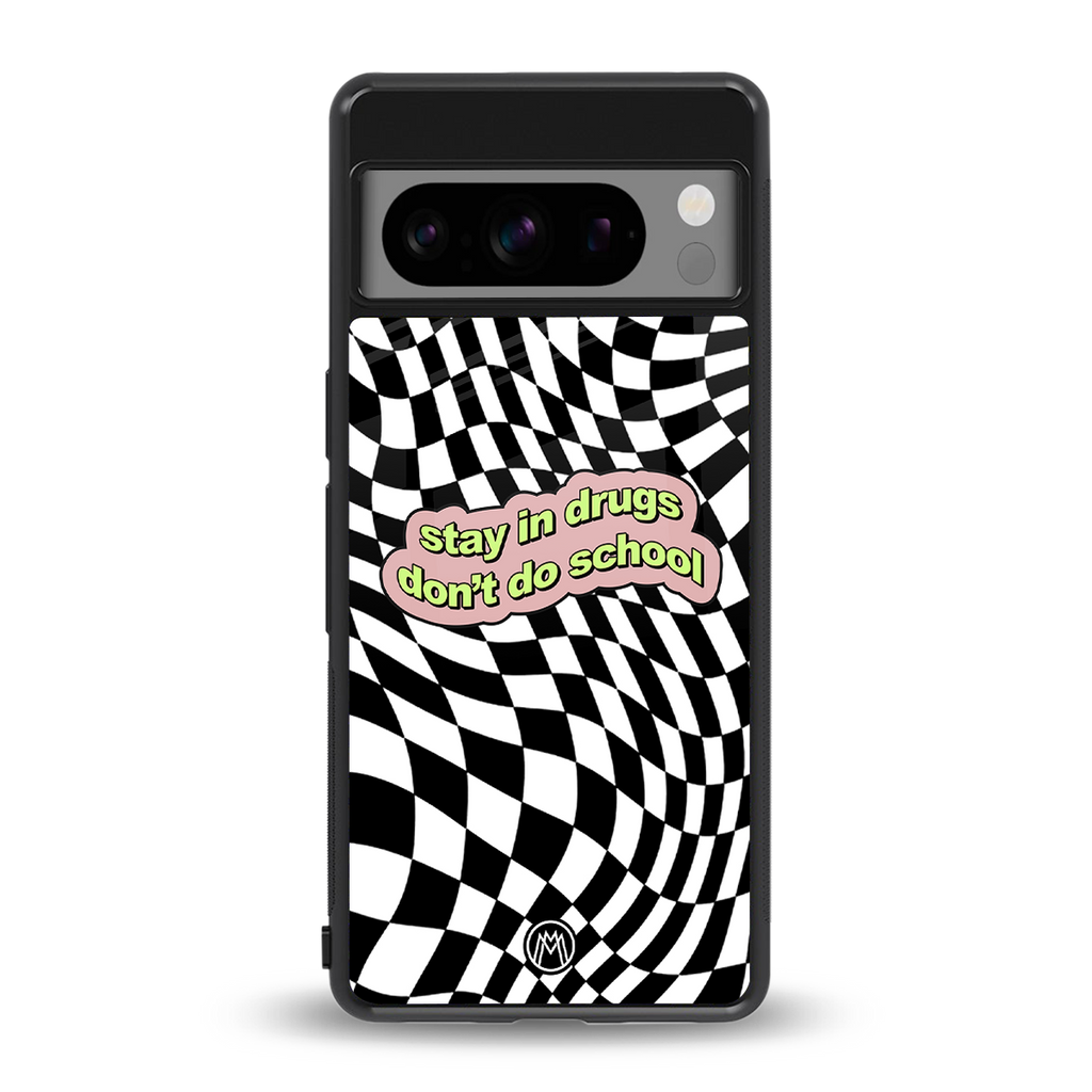 trippy high life back phone cover | glass case for google pixel 8 pro