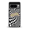 trippy high life back phone cover | glass case for google pixel 8 pro