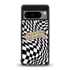 trippy high life back phone cover | glass case for google pixel 8 pro